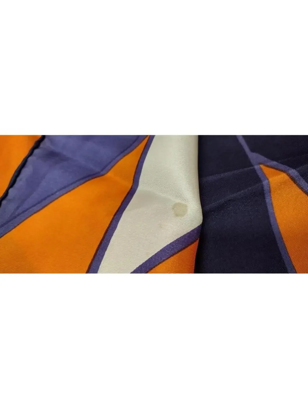 Vintage 1960s Fine Silk Square Large Scarf ECHO Purple Orange AbGeometric Mod